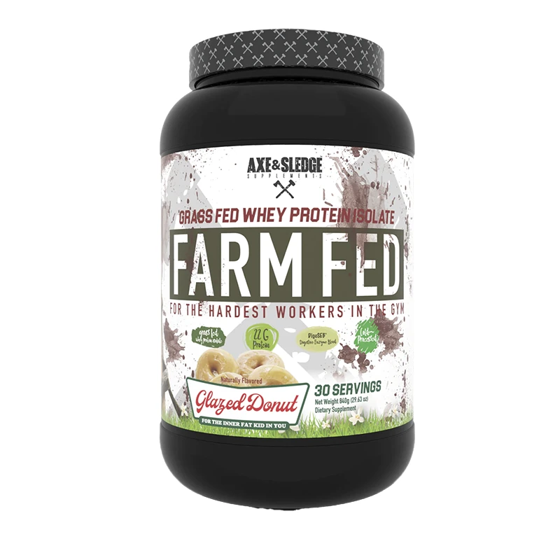 Axe & Sledge Farm Fed Grass Fed Whey Protein Isolate 2lbs - S&N Nutrition  LLC